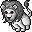 white lion doll