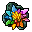 colourful water lily